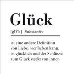 Keilrahmenbild GLÜCK der Marke PRO ART