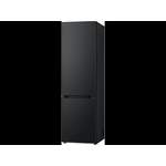 Kühl-Gefrierkombi von LG, in der Farbe Schwarz, aus Sicherheitsglas, andere Perspektive, Vorschaubild
