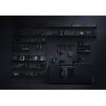 Küchen-Hängeregal von String Furniture, in der Farbe Schwarz, aus Lackiert, andere Perspektive, Vorschaubild