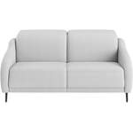 2/3-Sitzer Sofa von sit&more, in der Farbe Silber, aus Flachgewebe, andere Perspektive, Vorschaubild