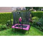 Trampolin von Exit, in der Farbe Rosa, aus Stahl, andere Perspektive, Vorschaubild