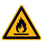 Warnschild Feuergefährliche der Marke SAFETYMARKING