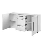 Sideboard von 4Home, in der Farbe Weiss, aus Spanplatte, andere Perspektive, Vorschaubild