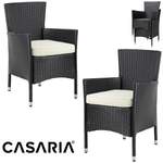 Polyrattan Gartenstuhl der Marke Casaria®