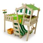 Kinderbett von wickey, in der Farbe Grün, aus Massivholz, Vorschaubild