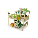 Kinderbett von wickey, in der Farbe Grün, aus Massivholz, andere Perspektive, Vorschaubild