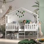 Kinderbett von 4Home, in der Farbe Weiss, aus Massivholz, andere Perspektive, Vorschaubild
