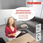 Möbelaufbaustrahler von Telefunken, in der Farbe Weiss, aus Kunststoff, andere Perspektive, Vorschaubild