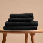 Badetuch von Kushel Towels, in der Farbe Schwarz, aus Baumwolle, andere Perspektive, Vorschaubild
