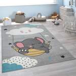 Kinderteppich von PACO HOME, in der Farbe Grau, andere Perspektive, Vorschaubild