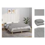 Bettdecke von VIDAXL, in der Farbe Grau, aus Baumwolle, andere Perspektive, Vorschaubild