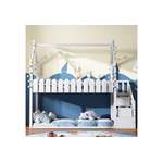 Kinderbett von OKWISH, in der Farbe Weiss, aus Kiefer, andere Perspektive, Vorschaubild