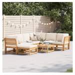 Garten-Lounge-Set von vidaXL, in der Farbe Braun, aus Akazienholz, andere Perspektive, Vorschaubild