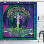 Duschvorhang von twentyfour, in der Farbe Lila, aus Textil, andere Perspektive, Vorschaubild