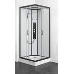 Dusch von Sanotechnik, in der Farbe Schwarz, aus Glas, andere Perspektive, Vorschaubild