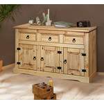 Sideboard von home affaire, in der Farbe Gelb, aus Kiefernholz, andere Perspektive, Vorschaubild