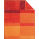 Bettuberwurf von IBENA, in der Farbe Orange, aus Polyacryl, andere Perspektive, Vorschaubild