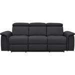 2/3-Sitzer Sofa von PLACES OF STYLE, in der Farbe Schwarz, aus Polyurethan, andere Perspektive, Vorschaubild