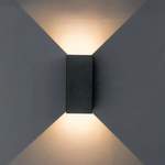 Wandlampe von Heitronic, in der Farbe Schwarz, aus Aluminium, Vorschaubild