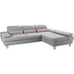 Ecksofa von PLACES OF STYLE, in der Farbe Grau, andere Perspektive, Vorschaubild