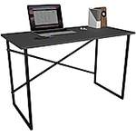 Schreibtisch von VCM, in der Farbe Grau, aus Holzwerkstoff, andere Perspektive, Vorschaubild