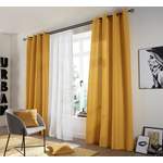 Vorhang von My Home, in der Farbe Gold, aus Polyester, andere Perspektive, Vorschaubild