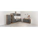 Waschbeckenunterschrank von Kochstation, in der Farbe Grau, aus Holzwerkstoff, andere Perspektive, Vorschaubild
