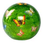 LED-Glaskugel „Schmetterlinge“ der Marke viva domo