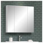 Bad-Spiegelschrank von LOMADOX, in der Farbe Weiss, aus Qualitätsspanplatte, andere Perspektive, Vorschaubild