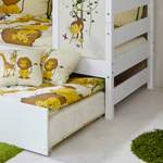 Kinderbett von Massivio, in der Farbe Weiss, aus Massivholz, andere Perspektive, Vorschaubild