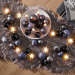 Christbaumschmuck von X-Mas, in der Farbe Grau, aus Glas, andere Perspektive, Vorschaubild