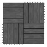 Teppichboden von VIDAXL, in der Farbe Schwarz, aus Holz, andere Perspektive, Vorschaubild