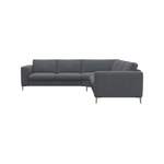 Ecksofa von FLEXLUX, in der Farbe Grau, andere Perspektive, Vorschaubild