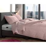 Bettwäsche-Garnitur von Zo!Home, in der Farbe Rosa, aus Textil, andere Perspektive, Vorschaubild