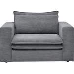 2/3-Sitzer Sofa von PLACES OF STYLE, in der Farbe Grau, aus Kunststoff, andere Perspektive, Vorschaubild