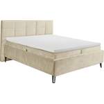 Boxspringbett von Fredriks, in der Farbe Beige, aus Holzwerkstoff, andere Perspektive, Vorschaubild