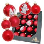 Christbaumkugeln von Krebs Glas Lauscha, in der Farbe Rot, andere Perspektive, Vorschaubild