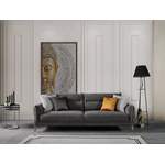 2/3-Sitzer Sofa von Villa Möbel, in der Farbe Grau, aus Mikrofaser, andere Perspektive, Vorschaubild