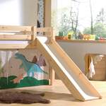 Kinderhochbett von 4Home, aus Massivholz, andere Perspektive, Vorschaubild