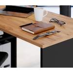 Schreibtisch von Tchibo, in der Farbe Braun, aus Holz, andere Perspektive, Vorschaubild