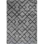 Teppich von calo-deluxe, in der Farbe Grau, aus Viskose, andere Perspektive, Vorschaubild