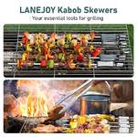 Grillspieß von LANEJOY, in der Farbe Silber, aus Edelstahl, andere Perspektive, Vorschaubild