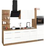 Küchenzeile von Kochstation, in der Farbe Weiss, aus Holzwerkstoff, andere Perspektive, Vorschaubild