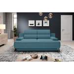 2/3-Sitzer Sofa von Stylefy, in der Farbe Blau, aus Velours, andere Perspektive, Vorschaubild