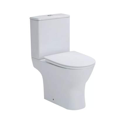 Preisvergleich für VEROSAN+ »COZY«, Farbe Tiefspül Weiß Ladendirekt Wand-WC spülrandlos, inkl. | in WC- der Sitz