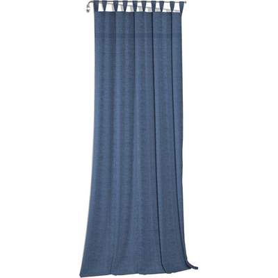 Preisvergleich für Vorhang Wiessee, Wirth, Schlaufen (1 St), blickdicht, nach  Maß, BxT 150x215 cm, in der Farbe Blau | Ladendirekt