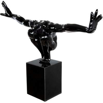 Preisvergleich für Skulptur Pferdemutter, BxHxT 33x41x11 cm, in der Farbe  Schwarz, aus Kunststoff, GTIN: 4063387372180 | Ladendirekt
