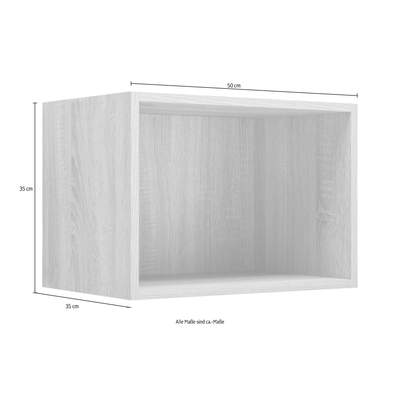Preisvergleich für wiho Küchen Hängeregal »Flexi2«, Breite 50 cm, in der  Farbe Grau | Ladendirekt