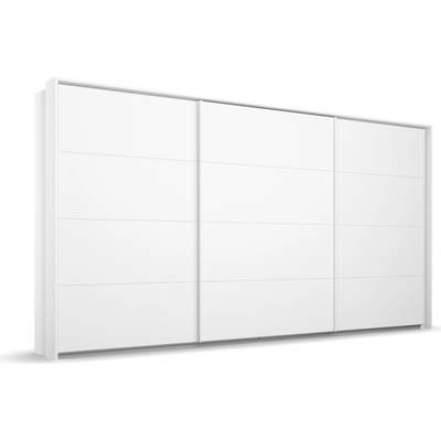 Preisvergleich für rauch Schwebetürenschrank Oteli inkl. Passepartout  optional mit Beleuchtung, BxHxT 368x68x214 cm, in der Farbe Weiss, aus  Holzwerkstoff, GTIN: 4057776699859 | Ladendirekt