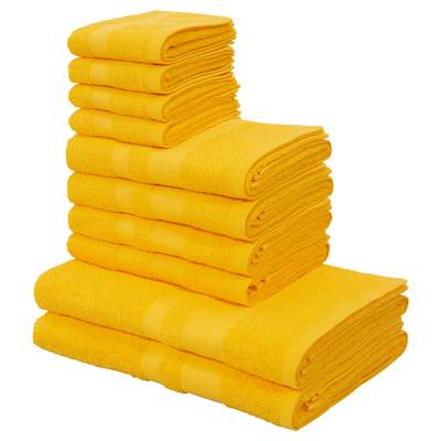 Günstig kaufen Handtuch-Sets baumwolle bei | Ladendirekt Yellow im Preisvergleich
